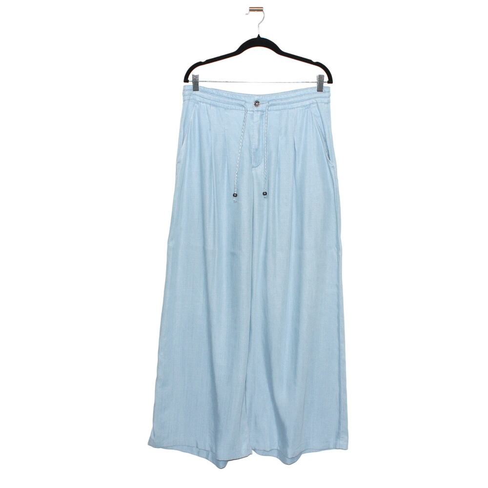 Guess Wide Leg Pant Light Blue Size Large